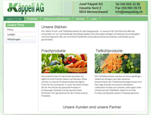 Tablet Screenshot of kaeppeliag.ch